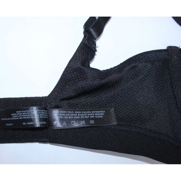 NATORI 7543241 Recharge Bra 32 D Black T-Shirt Smooth Contour Unwired NWT - Picture 6 of 12